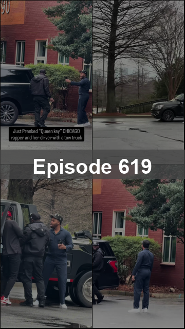 Pranked "Queen Key" CHICAGO rapper and her driver with a tow trucl